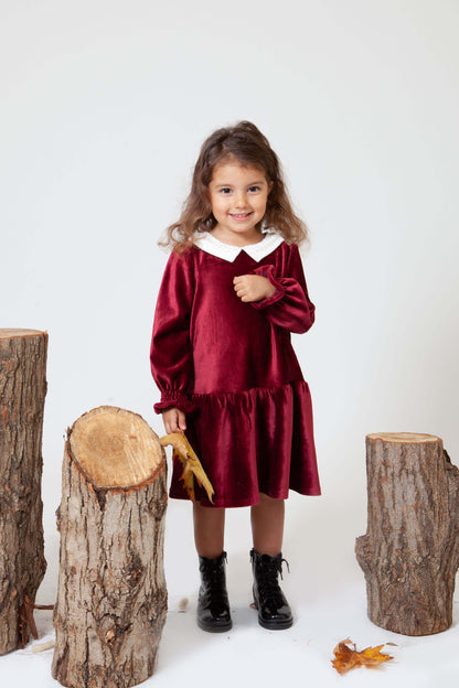 Christmas Dress Burgundy