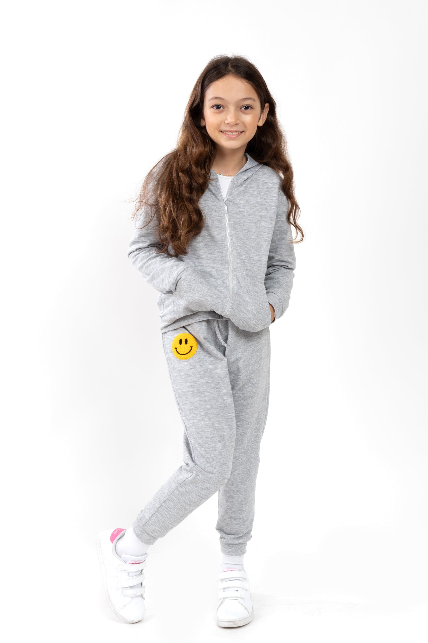 Smiley Joggers Grey Set