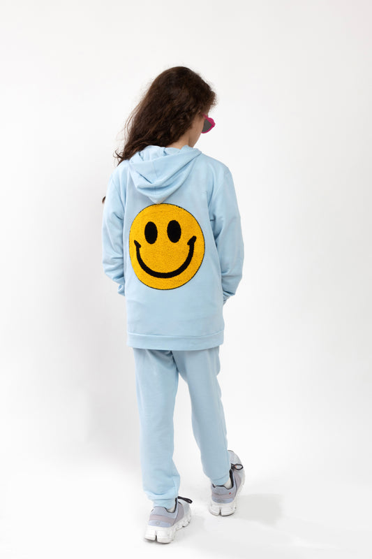 Smiley Joggers Blue Set